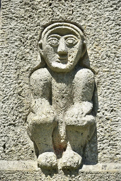Primitive figure in the Archaeological Museum. Veliko Tarnovo, Bulgaria