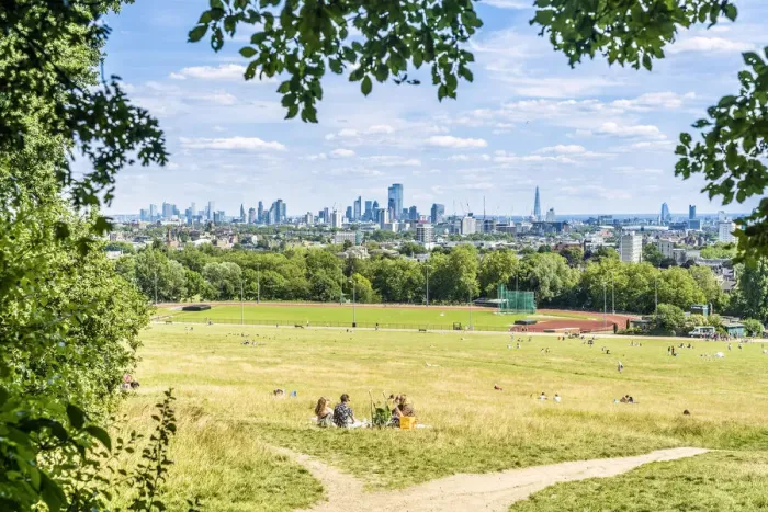 Framed Print : Primrose Hill park, London, England, Uk Framed Print : Primrose Hill park, London, England, Uk
