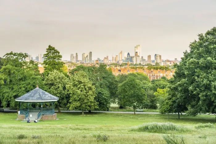 Framed Print : Primrose Hill park, London, England, Uk