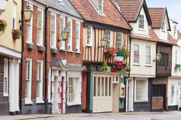 Framed Print : Princess Street, Norwich, Norfolk, England