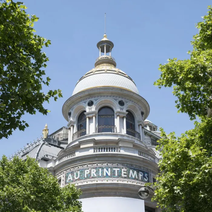 Framed Print : Printemps department store, Paris, France