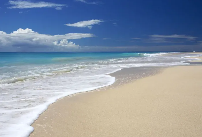 Framed Print : Pristine Beach, Barbuda, Caribbean, West Indies Framed Print : Pristine Beach, Barbuda, Caribbean, West Indies