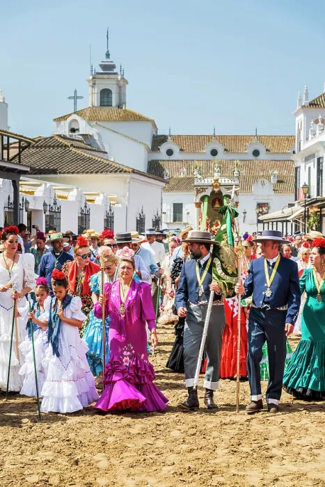 Framed Print : Procession of pilgrims, El Rocio pilgrimage, El Rocio, Huelva, Andalusia, Spain Framed Print : Procession of pilgrims, El Rocio pilgrimage, El Rocio, Huelva, Andalusia, Spain