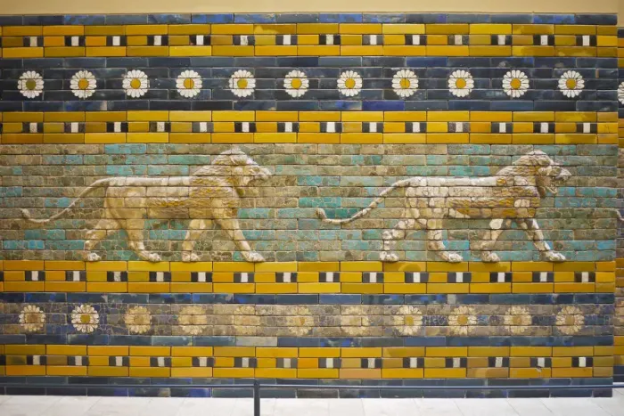 Framed Print : Processional Way from Babylon, Pergamon Museum, Berlin, Germany Framed Print : Processional Way from Babylon, Pergamon Museum, Berlin, Germany