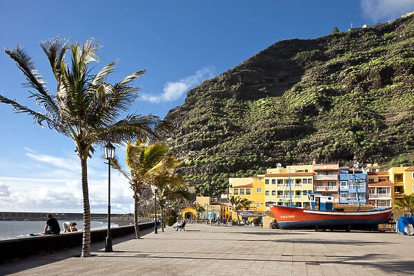 Promenade, Puerto Tazacorte, La Palma, Canary Islands, Spain