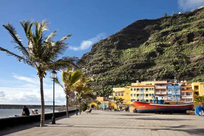 Framed Print : Promenade, Puerto Tazacorte, La Palma, Canary Islands, Spain Framed Print : Promenade, Puerto Tazacorte, La Palma, Canary Islands, Spain