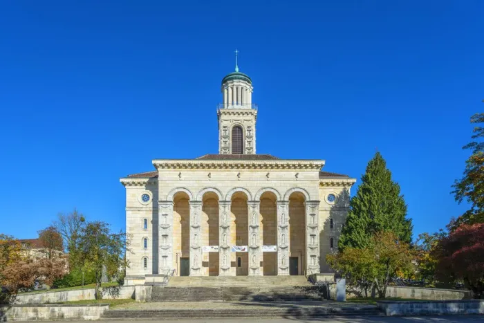 Framed Print : Protestant city church, Solothurn, Switzerland Framed Print : Protestant city church, Solothurn, Switzerland