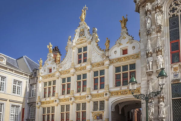 Provincial Palace on Markt in the old town of Bruges, West Flanders, Belgium