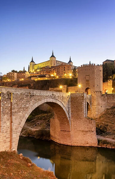 The Puente de Alcantara (Alcantara bridge) over the Tagus river, a roman bridge that