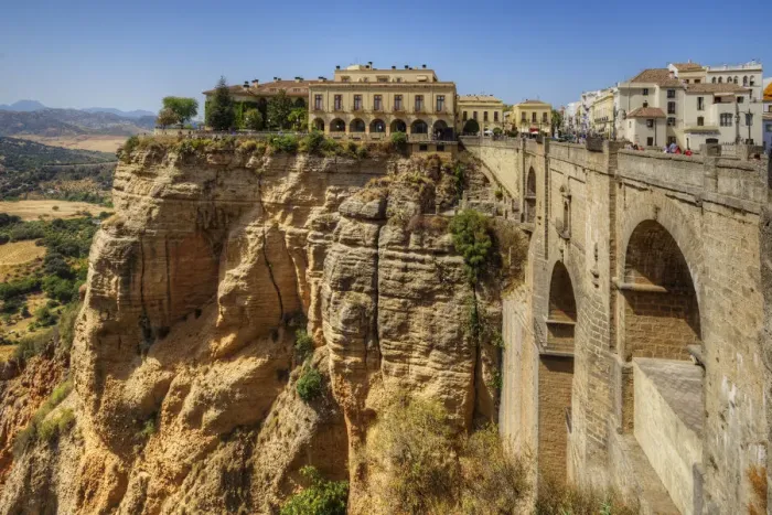 Framed Print : Puente Nuevo Bridge over the Tajo Gorge, Ronda, Andalusia, Spain Framed Print : Puente Nuevo Bridge over the Tajo Gorge, Ronda, Andalusia, Spain