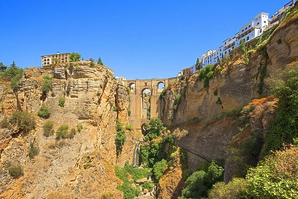 Puente Nuevo Bridge over the Tajo Gorge, Ronda, Andalusia, Spain