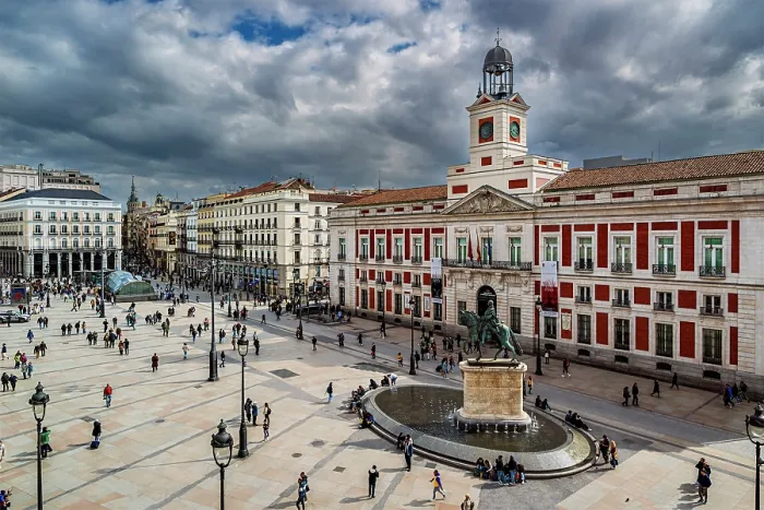 Framed Print : Puerta del Sol square, Madrid, Spain Framed Print : Puerta del Sol square, Madrid, Spain