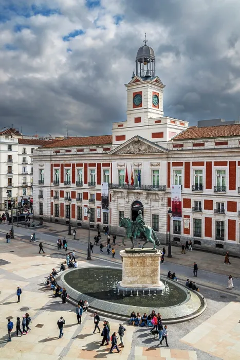 Framed Print : Puerta del Sol square, Madrid, Spain Framed Print : Puerta del Sol square, Madrid, Spain