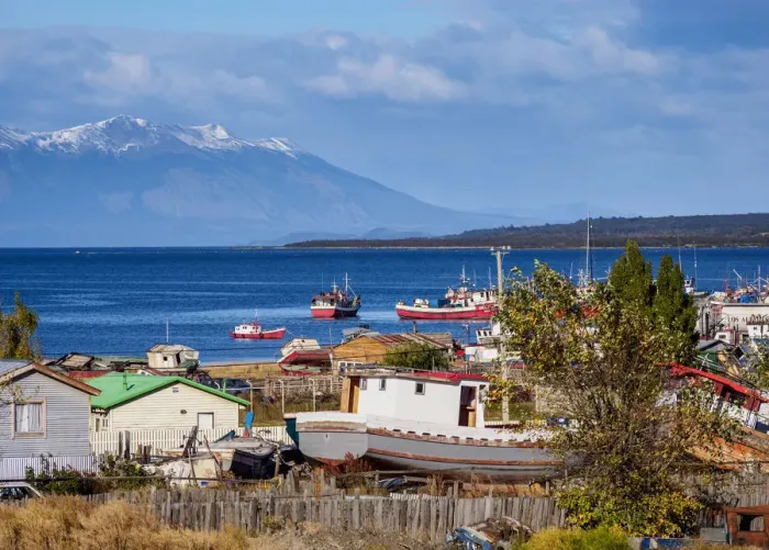 Framed Print : Puerto Natales, Ultima Esperanza Province, Patagonia, Chile Framed Print : Puerto Natales, Ultima Esperanza Province, Patagonia, Chile