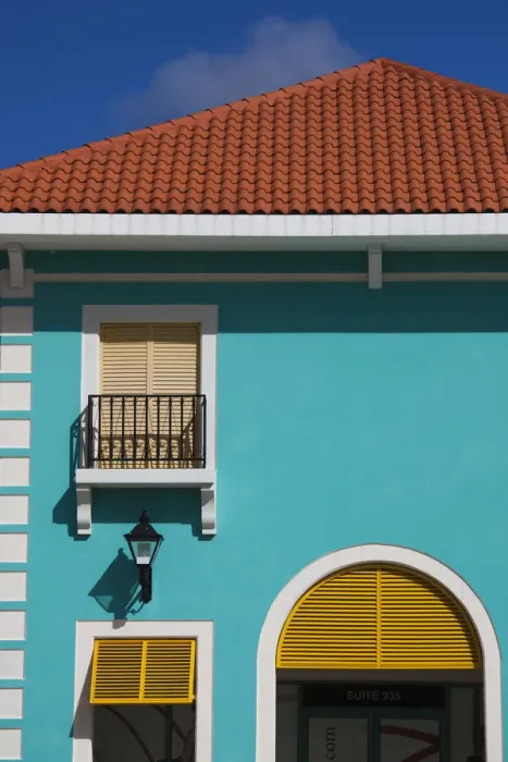Framed Print : Puerto Rico, North Coast, Barceloneta, Prime Outlet Shopping Mall, building detail Framed Print : Puerto Rico, North Coast, Barceloneta, Prime Outlet Shopping Mall, building detail