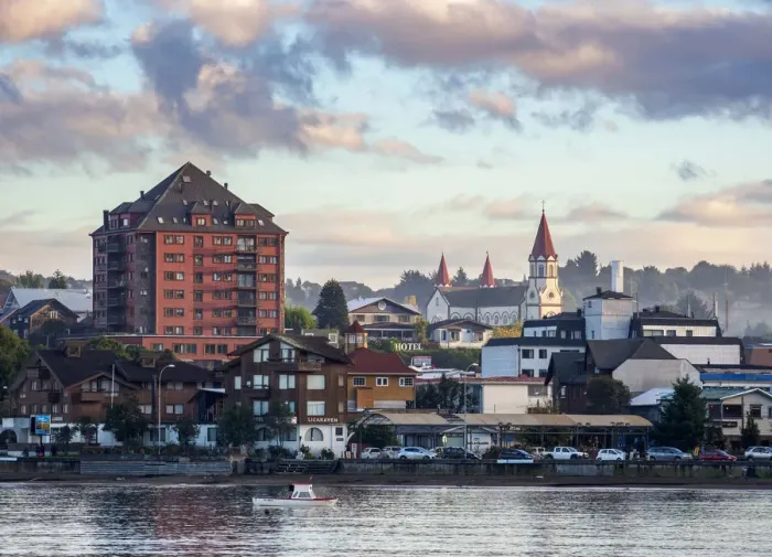 Framed Print : Puerto Varas Skyline, Llanquihue Province, Los Lagos Region, Chile Framed Print : Puerto Varas Skyline, Llanquihue Province, Los Lagos Region, Chile