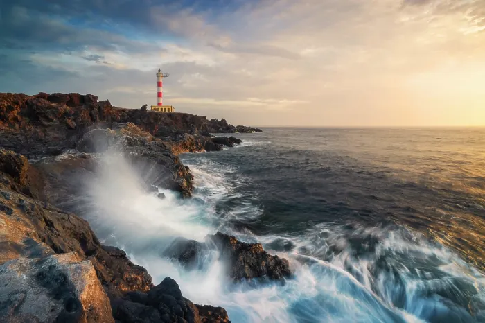 Framed Print : Punta de Abona lighthouse, Arico, Santa Cruz de Tenerife, Tenerife, Canary Islands, Spain