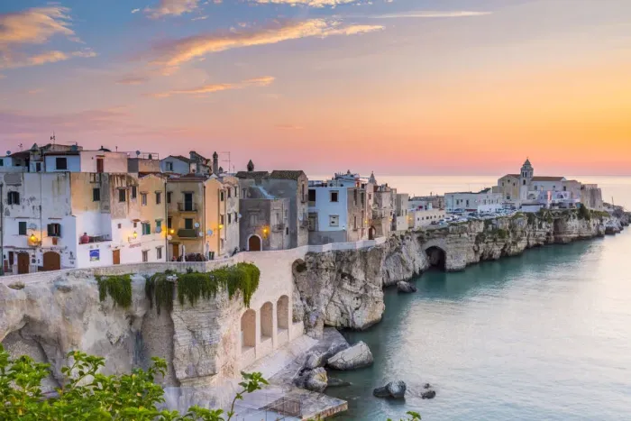 Framed Print : Punta di San Francesco (San Francesco Promenade) in Vieste, Gargano, Foggia district Framed Print : Punta di San Francesco (San Francesco Promenade) in Vieste, Gargano, Foggia district
