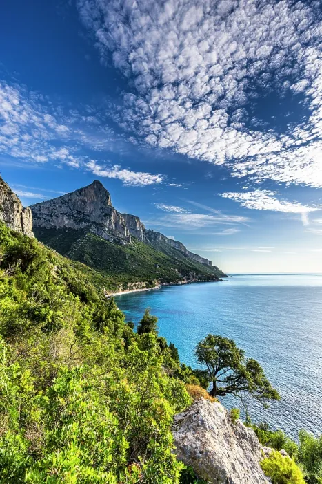Framed Print : Punta Giradili, Pedra Longa, Baunei, Ogliastra province, Sardinia, Italy