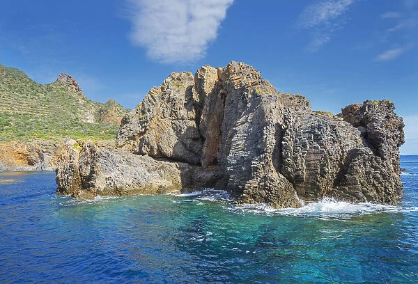 Punta Milazzese, Panarea, Aeolian Islands, Sicily, Italy, Europe