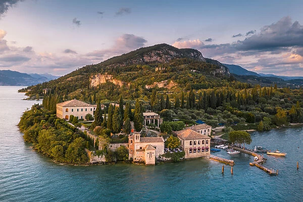 Punta San Vigilio, Garda, Garda Lake, Verona province, Veneto, Italy