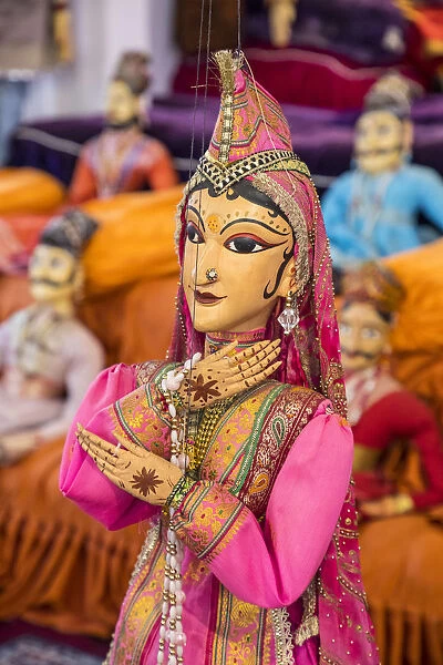 Puppet at the Bagore Ki Haveli Museum, Udaipur, Rajasthan, India