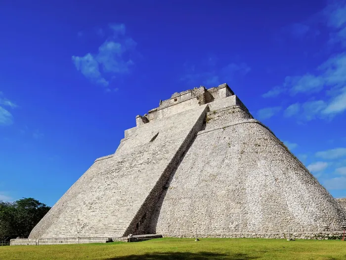Framed Print : Pyramid of the Fortune-teller or Pyramid of the Magician, Uxmal, Yucatan State, Mexico