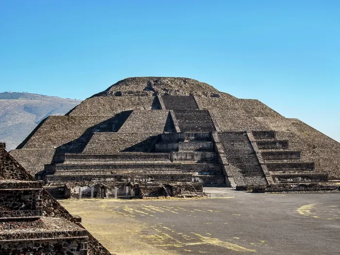 Framed Print : Pyramid of the Moon, elevated view, Teotihuacan, Mexico State, Mexico Framed Print : Pyramid of the Moon, elevated view, Teotihuacan, Mexico State, Mexico