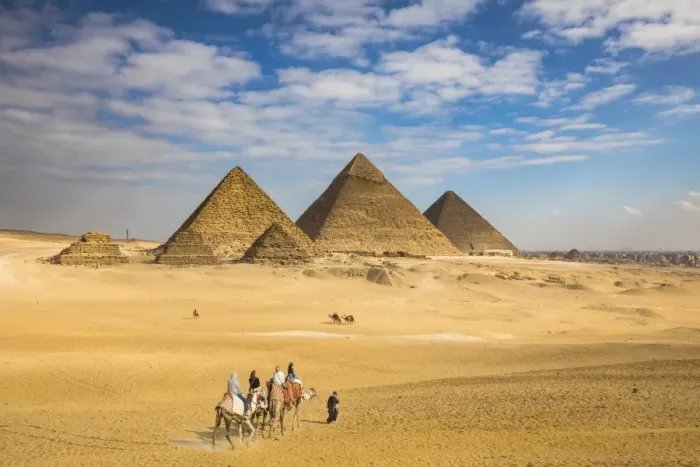 Framed Print : Pyramids of Giza, Giza, Cairo, Egypt Framed Print : Pyramids of Giza, Giza, Cairo, Egypt