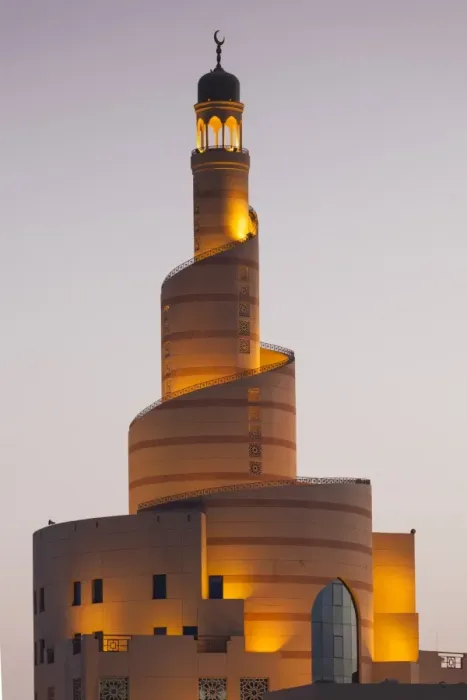 Framed Print : Qatar, Doha, FANAR, Qatar Islamic Cultural Center, dusk Framed Print : Qatar, Doha, FANAR, Qatar Islamic Cultural Center, dusk
