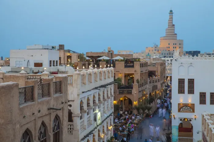 Framed Print : Qatar, Doha, Fanar Qatar Islamic Cultural Center and Souq Waqif Framed Print : Qatar, Doha, Fanar Qatar Islamic Cultural Center and Souq Waqif