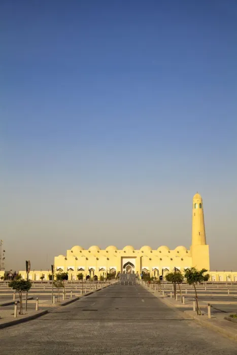 Framed Print : Qatar, Doha, Mohammed bin Abdulwahhab Mosque - The State Mosque of Qatar Framed Print : Qatar, Doha, Mohammed bin Abdulwahhab Mosque - The State Mosque of Qatar