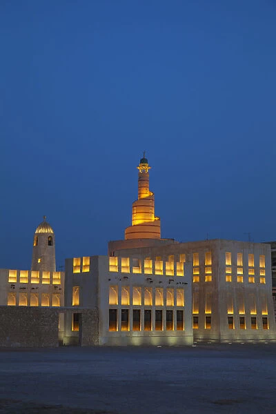Qatar, Doha, Mosque near Fanar Qatar Islamic Cultural Center