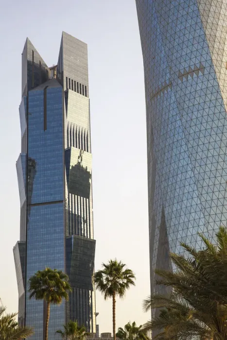 Framed Print : Qatar, Doha, West Bay buildings, Palm Tower and Al Bidda Tower Framed Print : Qatar, Doha, West Bay buildings, Palm Tower and Al Bidda Tower