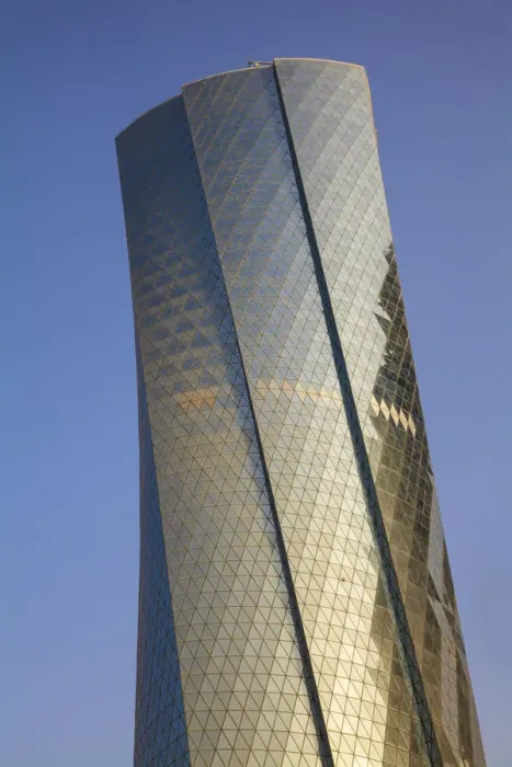 Framed Print : Qatar, Doha, West Bay buildings, Al Bidda Tower