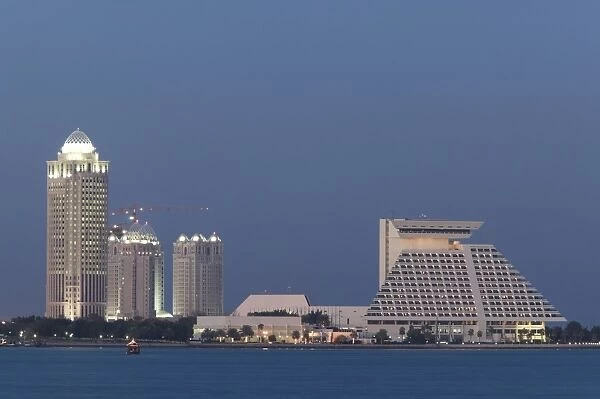Qatar, Doha, West Bay & Sheraton Doha Hotel