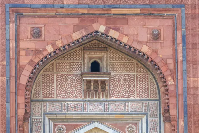Framed Print : Qila Kuhna Masjid mosque, Purana Qila, Old Fort, Delhi, India Framed Print : Qila Kuhna Masjid mosque, Purana Qila, Old Fort, Delhi, India