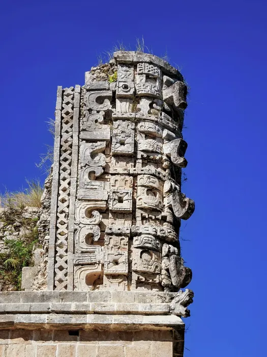 Framed Print : Quadrangle of the Nuns, detailed view, Uxmal, Yucatan State, Mexico Framed Print : Quadrangle of the Nuns, detailed view, Uxmal, Yucatan State, Mexico