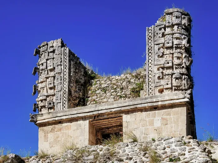Framed Print : Quadrangle of the Nuns, detailed view, Uxmal, Yucatan State, Mexico Framed Print : Quadrangle of the Nuns, detailed view, Uxmal, Yucatan State, Mexico