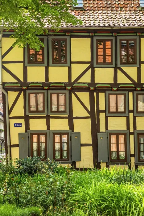 Framed Print : Quedlinburg, Harz Region, Saxony-Anhalt, Germany Framed Print : Quedlinburg, Harz Region, Saxony-Anhalt, Germany