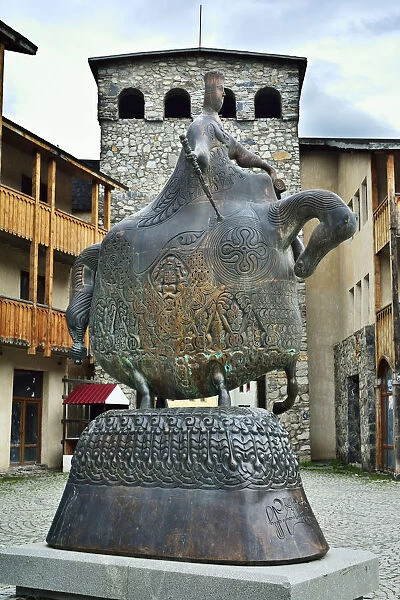 Queen Tamar, Mestia, Upper Svanetia. Georgia, Caucasus