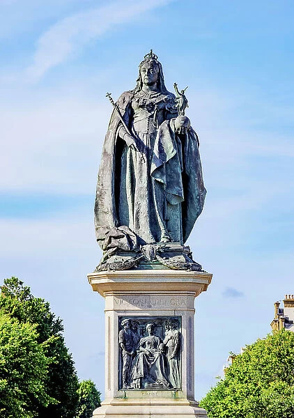 Queen Victoria Memorial, Hove, City of Brighton and Hove, East Sussex, England, United Kingdom