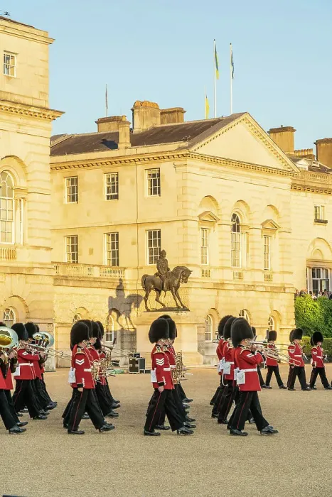 Framed Print : The Queens guards during Beating the Retreat. This is a military ceremony dating back to the 17th-century. Westminster, London, England, Uk Framed Print : The Queens guards during Beating the Retreat. This is a military ceremony dating back to the 17th-century. Westminster, London, England, Uk