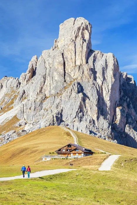 Framed Print : Ra Gusela mountain from Passo Giau in autumn. Dolomites, San Vito di Cadore, Belluno province, Veneto district, Italy Framed Print : Ra Gusela mountain from Passo Giau in autumn. Dolomites, San Vito di Cadore, Belluno province, Veneto district, Italy