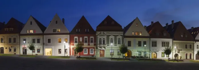 Framed Print : Radnicne Square at dusk, Bardejov (UNESCO World Heritage Site), Presov Region, Slovakia Framed Print : Radnicne Square at dusk, Bardejov (UNESCO World Heritage Site), Presov Region, Slovakia