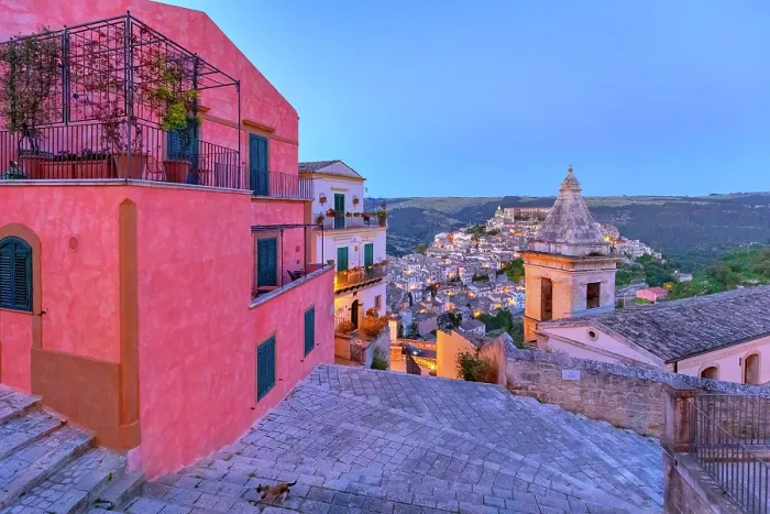 Framed Print : Ragusa Ibla view from Santa Maria delle scale church, Ragusa Ibla, Ragusa province, Sicily, Italy Framed Print : Ragusa Ibla view from Santa Maria delle scale church, Ragusa Ibla, Ragusa province, Sicily, Italy