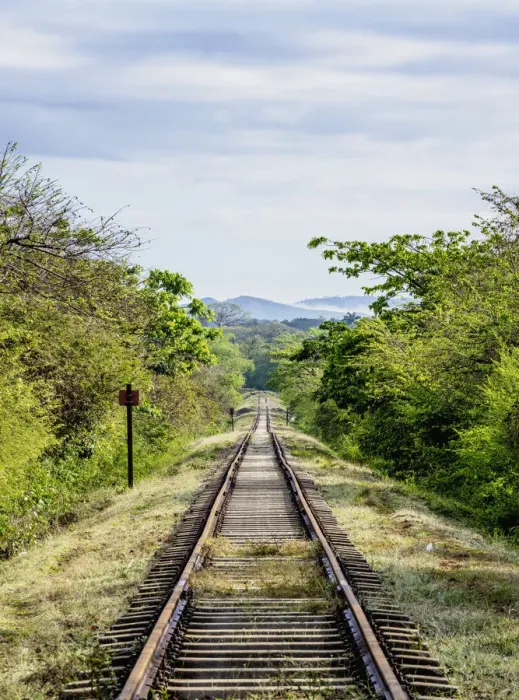 Framed Print : Railroad tracks at Valle de los Ingenios, Sancti Spiritus Province, Cuba Framed Print : Railroad tracks at Valle de los Ingenios, Sancti Spiritus Province, Cuba
