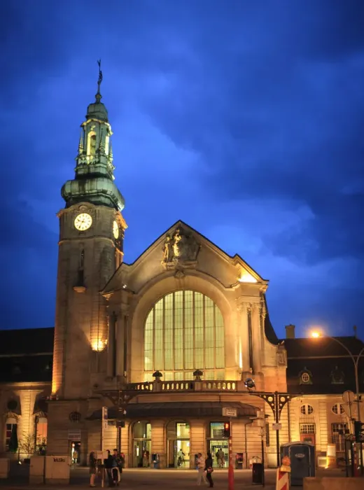 Framed Print : Railway station, Luxembourg Framed Print : Railway station, Luxembourg