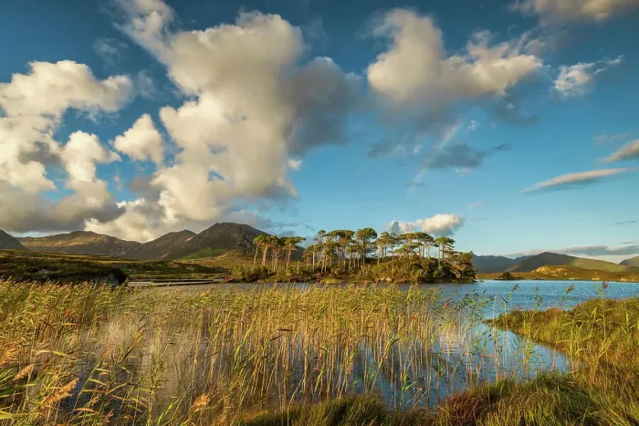 Framed Print : Rainbow over Derryclare Lough, Connemara, Co. Galway, Ireland Framed Print : Rainbow over Derryclare Lough, Connemara, Co. Galway, Ireland