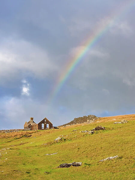 Rainbow over Filming Site of Ryans Daughter, Dunquin, Dingle Peninsula, County Kerry, Ireland